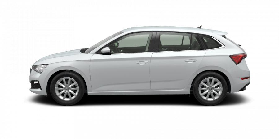 Škoda Scala, 1,0 TSI 70 KW 5-stup. mech., barva bílá