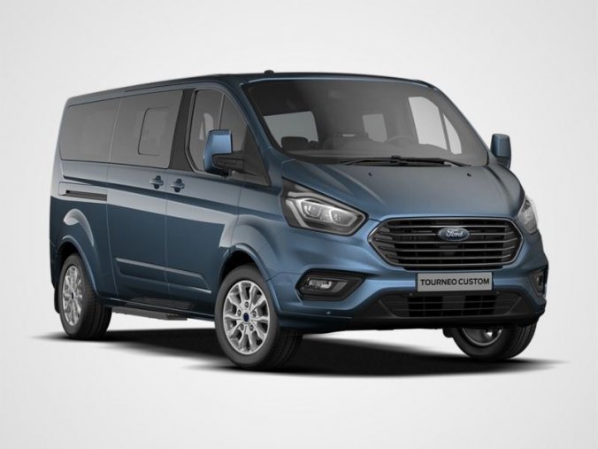 Ford Tourneo Custom, 2.0 EcoBlue, barva modrá