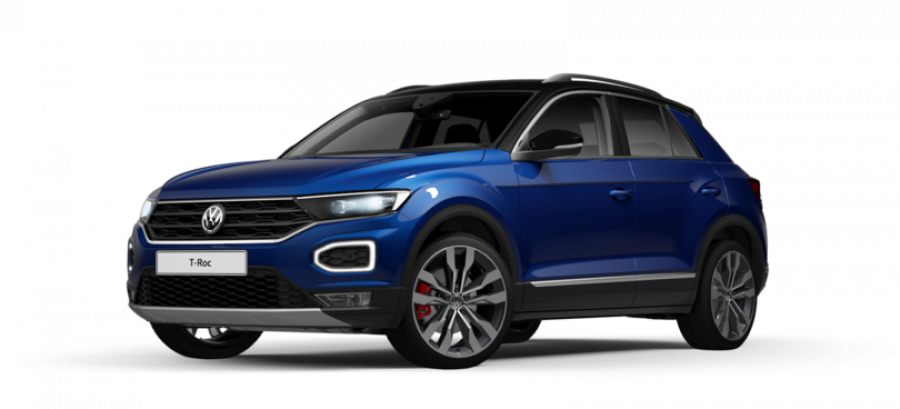 Volkswagen T-Roc, Sport 1,5 TSI ACT 6G, barva modrá