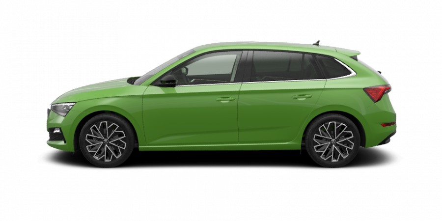 Škoda Scala, 1,0 TSI 85 kW 6-stup. mech., barva zelená