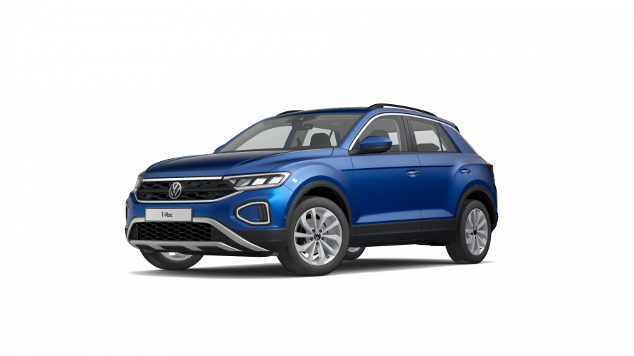 Volkswagen T-Roc, T-Roc Life 1,5 TSI 110 kW 7DSG, barva modrá