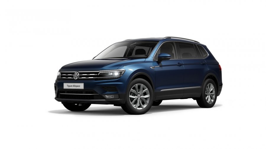 Volkswagen Tiguan Allspace, Allspace Highline 1,5 TSI ACT 7DSG, barva modrá