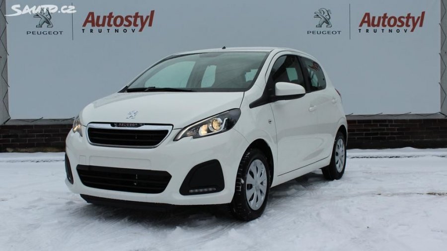 Peugeot 108, 108 5DV. ACTIVE 1.0 VTi 72 S&S MAN5, barva bílá