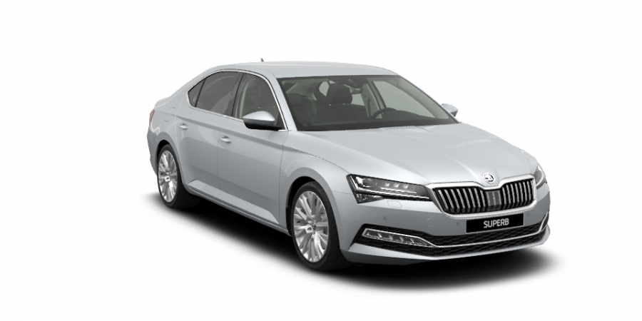 Škoda Superb, 2,0 TDI 110 kW 7-stup. automat., barva stříbrná