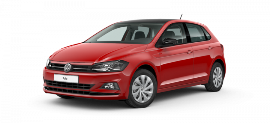 Volkswagen Polo, Maraton Ed. 1,0 TSI BMT OPF 5G, barva červená