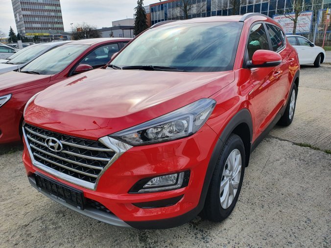 Hyundai Tucson, 1,6 CRDi 100 kW (diesel) 7 st. DCT 4×4, barva červená