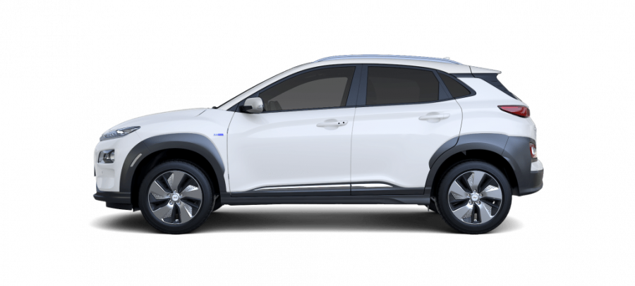 Hyundai Kona, KONA EV 150 kW (elektřina) Stálý redukční převod, barva bílá