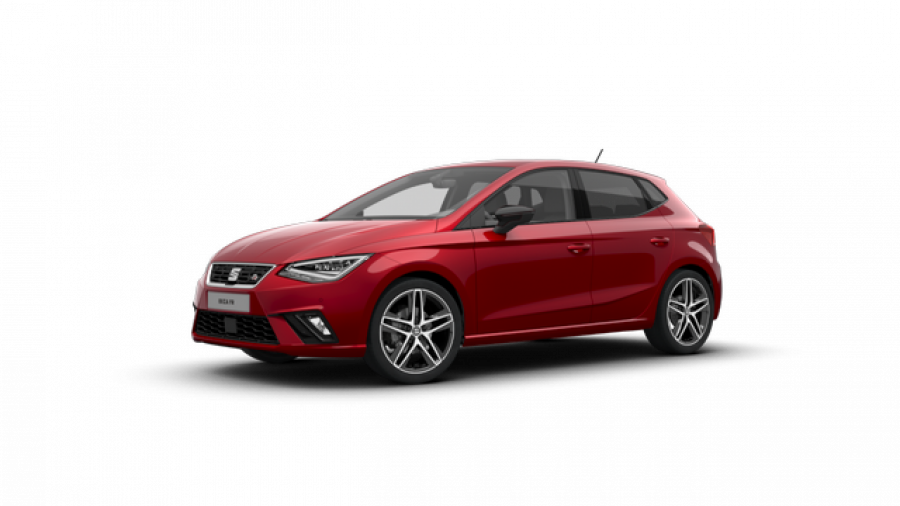 Seat Ibiza, FR 1.0 TSI 115k DSG, barva červená