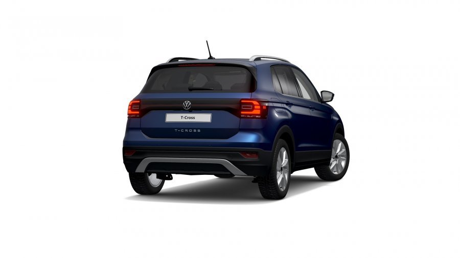 Volkswagen T-Cross, T-Cross Style 1,0 TSI 81 kW 7DSG, barva modrá