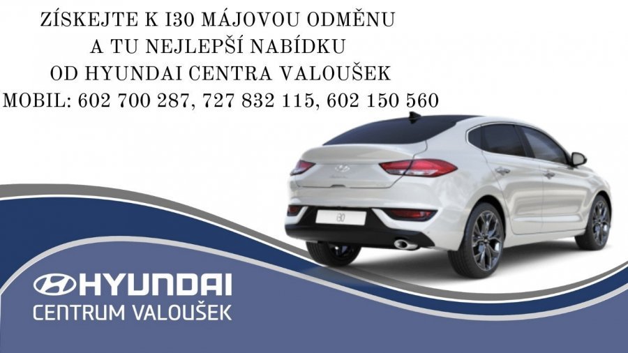 Hyundai i30, 1,4 T-GDI 103 kW (95 NAT) 6 st. man, barva bílá