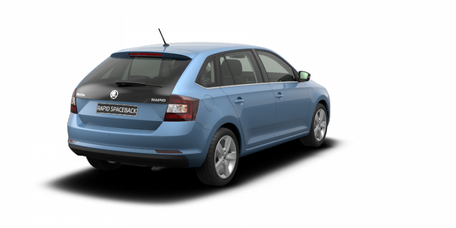 Škoda Rapid, 1,0 TSI 81 kW 6-stup. mech., barva modrá