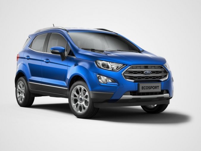 Ford EcoSport, 1.0 EcoBoost, barva modrá