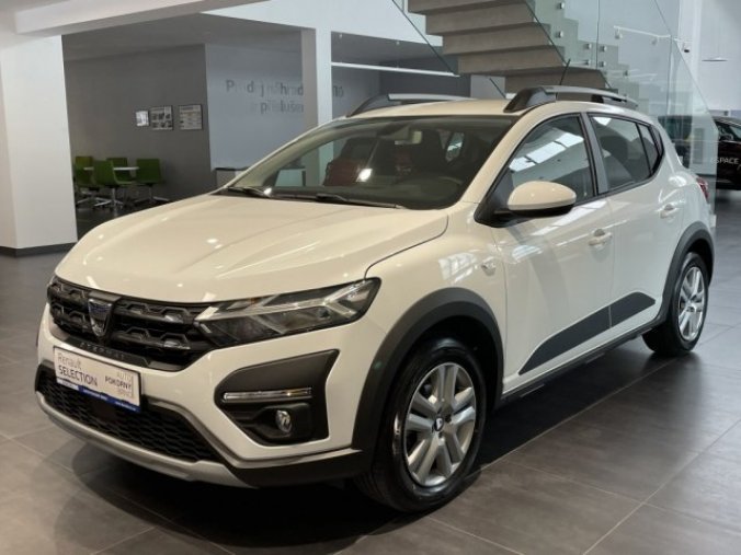 Dacia Sandero, Comfort SCe90 Stepway, barva bílá