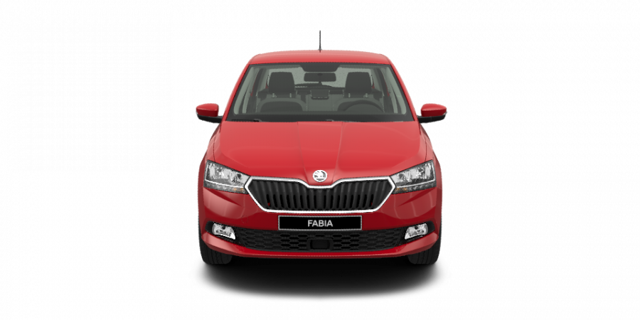 Škoda Fabia, 1,0 MPI 55 kW 5-stup. mech., barva červená