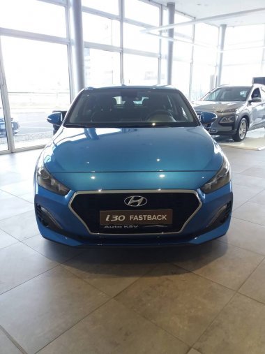 Hyundai i30, 1,0 T-GDI 88 kW (95 NAT) 6 st. man, barva modrá