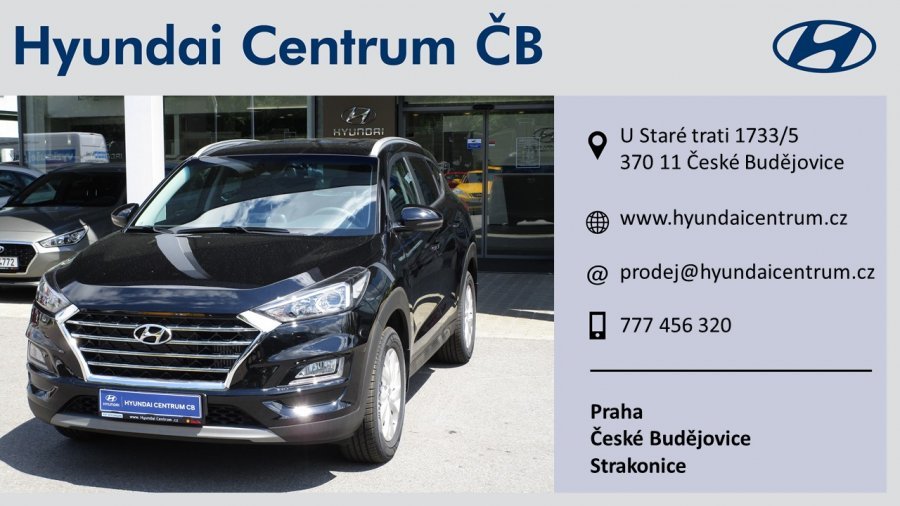 Hyundai Tucson, 1,6 T-GDi 130 kW (95 NAT) 6 st. man, barva černá