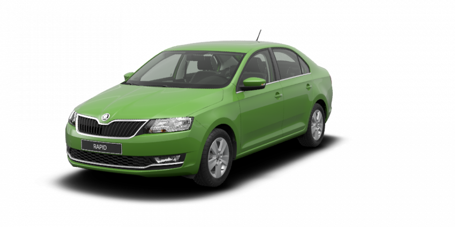 Škoda Rapid, 1,0 TSI 81 kW 6-stup. mech., barva zelená