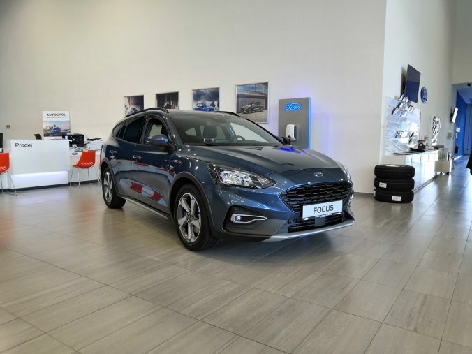 Ford Focus, Active X, Kombi, 1.0 EcoBoost (mHEV) 114 kW/155 k, 6st. manuální, barva modrá