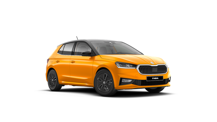 Škoda Fabia, 1,0 TSI 70 kW 5-stup. mech., barva oranžová