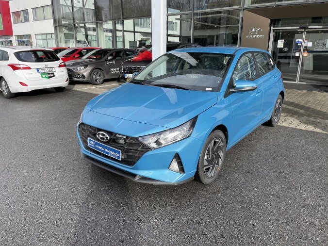 Hyundai i20, 1,2i 62 kW (95 NAT) 5 st. man, barva modrá