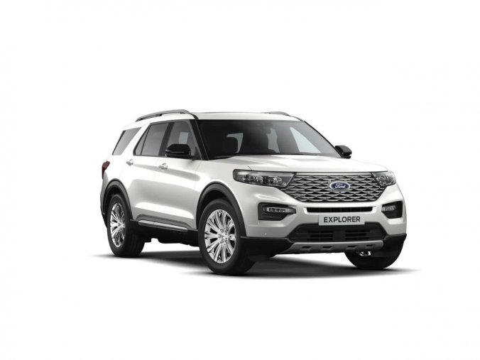 Ford Explorer, hatchback, PLATINUM 5D 3,0 EcoBoost 336 kW / 457 k 10st. automatická, barva bílá