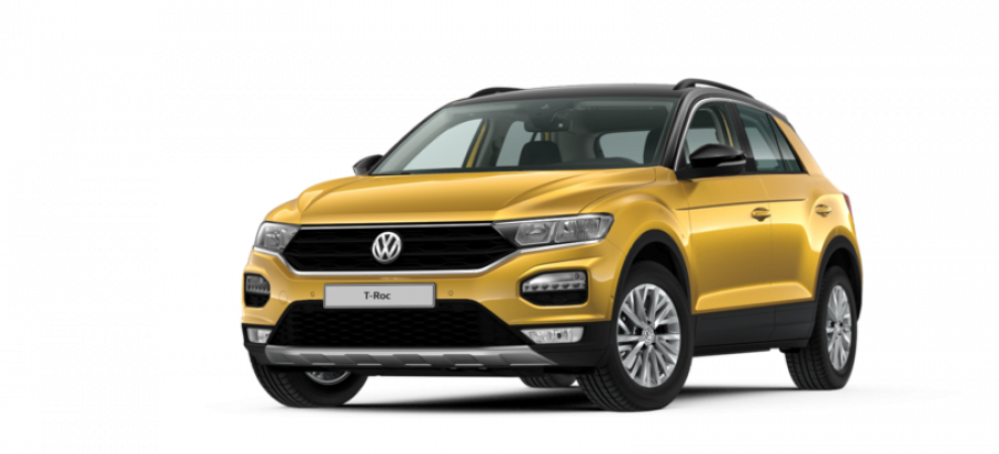 Volkswagen T-Roc, Style 1,0 TSI OPF 6G, barva žlutá