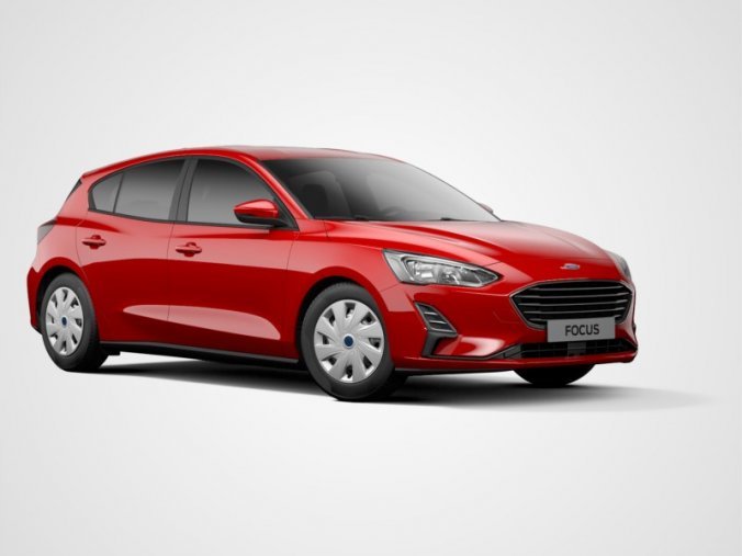 Ford Focus, 1.0 EcoBoost, barva červená