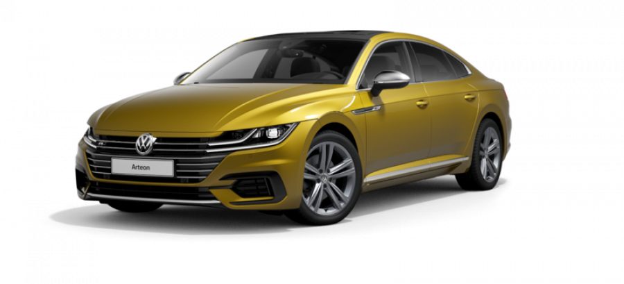 Volkswagen Arteon, R-line 2,0 TDI 4MOT 7DSG, barva žlutá