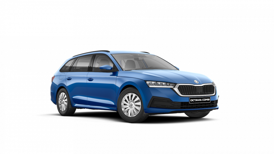 Škoda Octavia, 1,5 TSI 110 kW 6-stup. mech., barva modrá