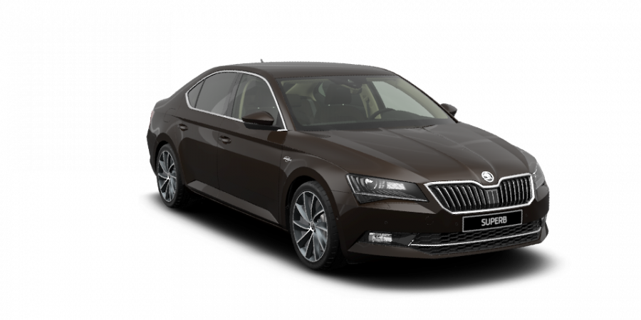 Škoda Superb, 2,0 TDI 140 kW 7-stup. automat., barva hnědá