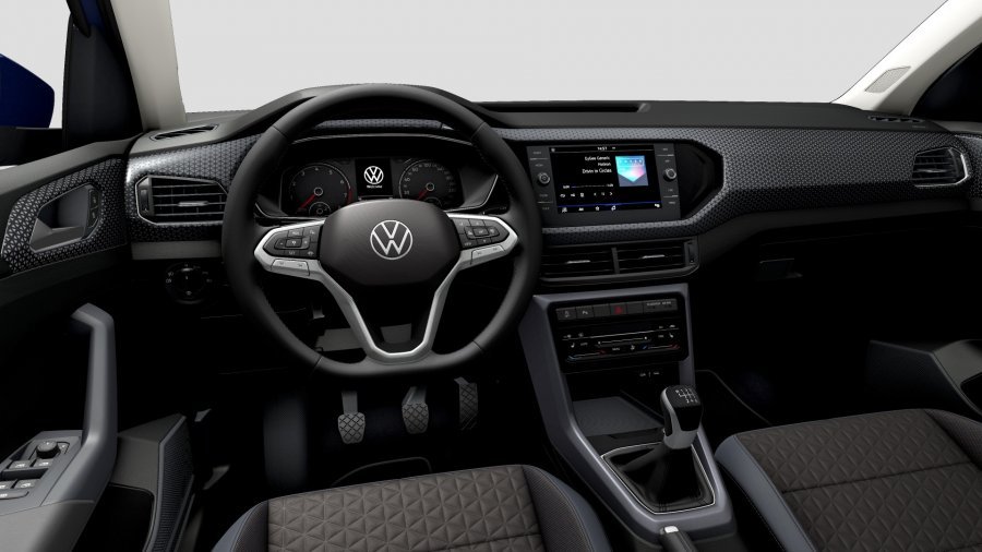 Volkswagen T-Cross, T-Cross Style 1,0 TSI 81 kW 6G, barva modrá