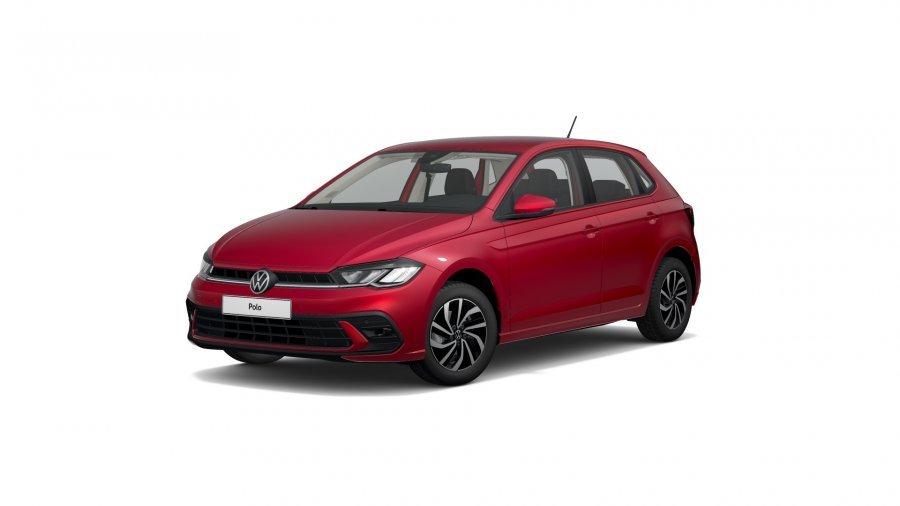 Volkswagen Polo, Polo Life 1,0 TSI 7DSG, barva červená