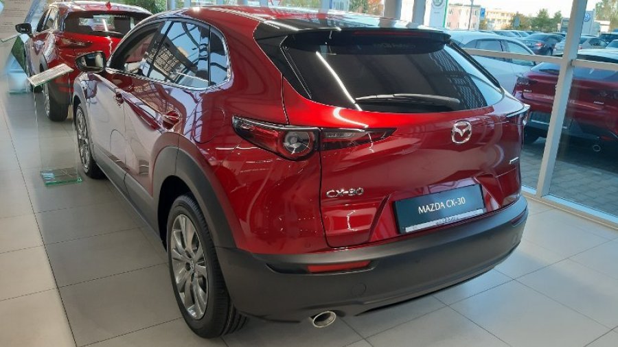 Mazda CX-30, Skyactiv-X180 A/T, barva červená