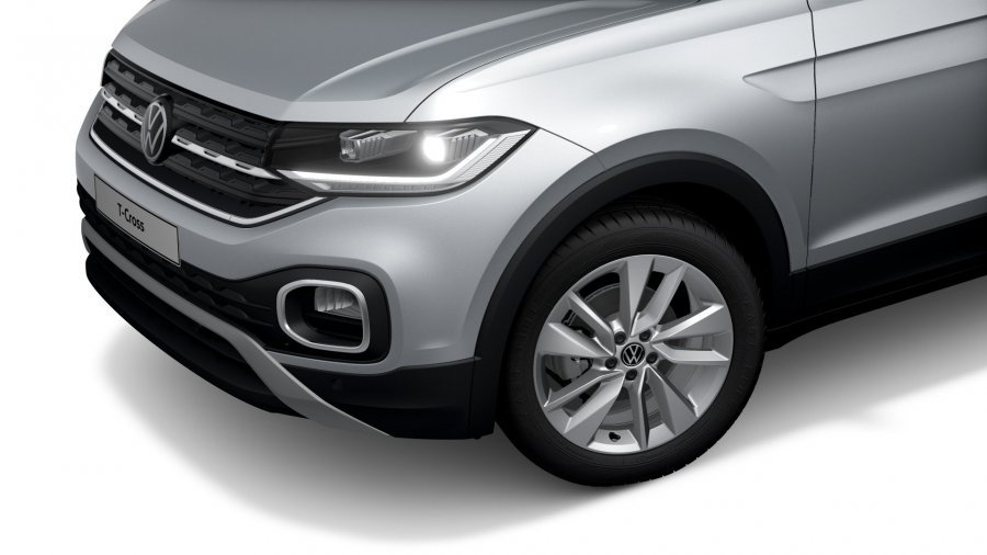 Volkswagen T-Cross, T-Cross Style 1,0 TSI 81 kW 7DSG, barva stříbrná