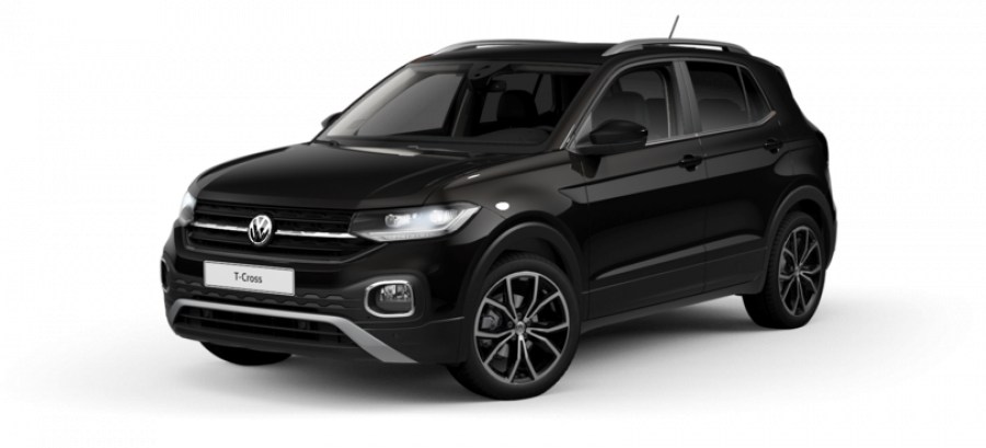 Volkswagen T-Cross, Style 1.0 TSI 85 kW 7DSG, barva černá