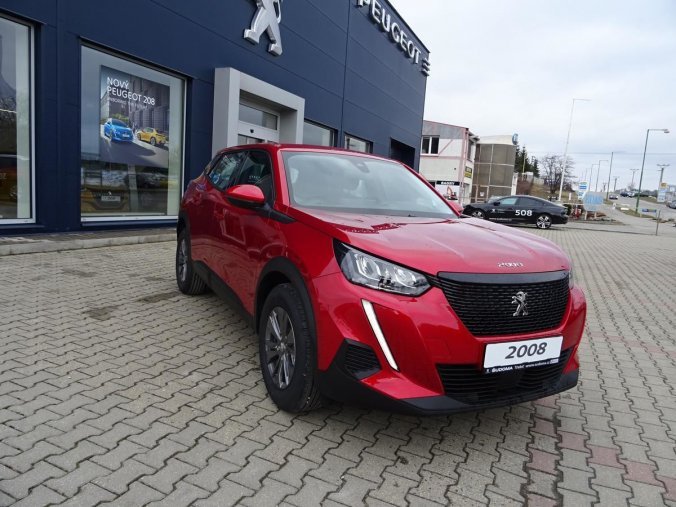 Peugeot 2008, ACTIVE 1.2 PureTech 130k MAN6, barva červená