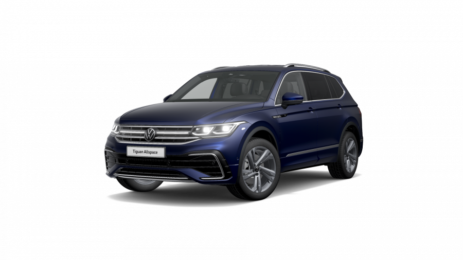 Volkswagen Tiguan Allspace, Allspace R-Line 2,0 TDI 147 kW 4M 7DSG, barva modrá