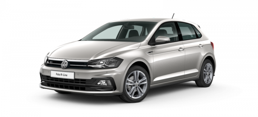 Volkswagen Polo, R-Line HL 1,0 TSI BMT OPF 5G, barva stříbrná