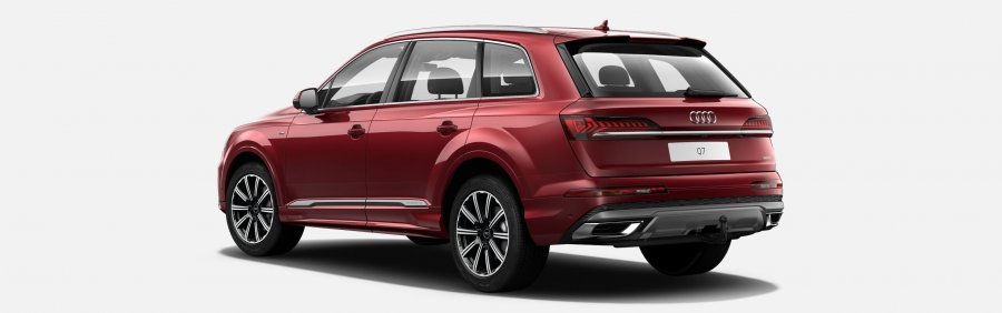 Audi Q7, Q7 S line 50 TDI quattro, barva červená