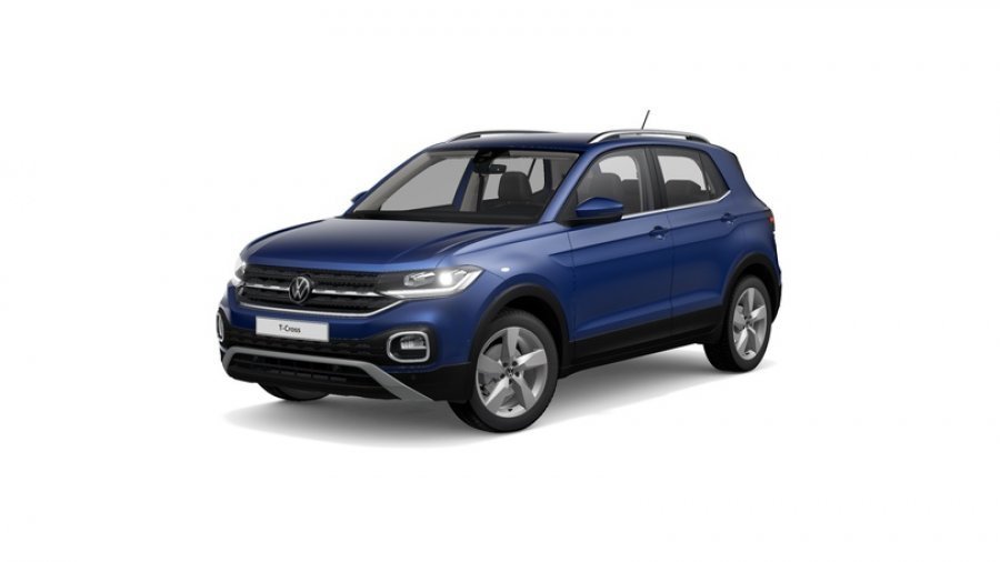 Volkswagen T-Cross, Style 1,0 TSI 85 kW 7DSG, barva modrá