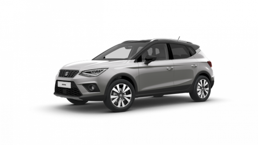 Seat Arona, Xcellence 1.0 TSI 115k, barva stříbrná