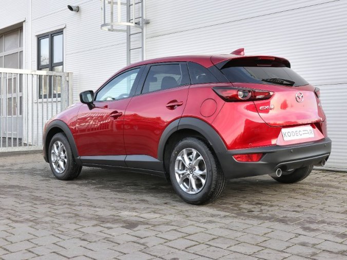 Mazda CX-3, 2,0 Skyactiv-G 89kW/121k AT, barva červená