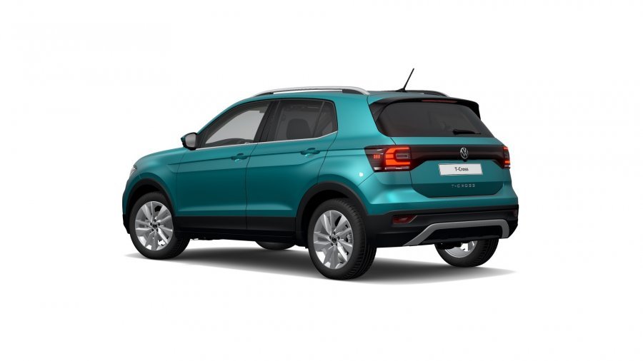 Volkswagen T-Cross, T-Cross Style 1,0 TSI 81 kW 7DSG, barva tyrkysová