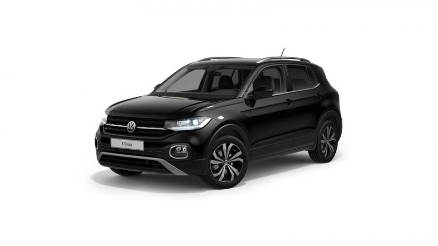 Volkswagen T-Cross, Style 1,0 TSI 85 kW 6G, barva černá