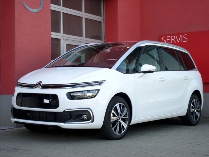 Citroën Grand C4 Spacetourer, Citroën Grand C4 SpaceTourer 2.0BHDiEAT8 SHINE k dispozici 2/2022, barva bílá