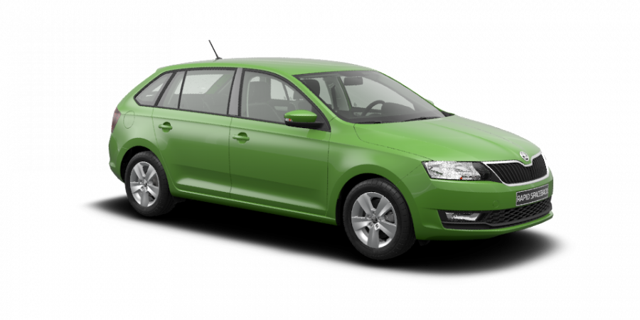 Škoda Rapid, 1,0 TSI 70 kW 5-stup. mech., barva zelená