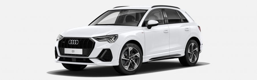 Audi Q3, Q3 S line 40 TDI 140 kW q, barva bílá