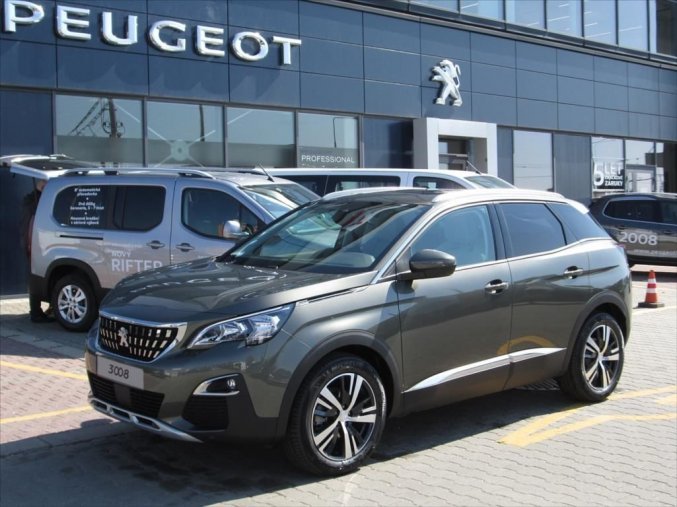 Peugeot 3008, 1.5BlueHDi 130k Allure EAT8, barva šedá