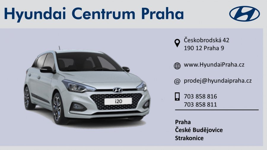 Hyundai i20, 1,25i 55 kW (95 NAT) 5 st. man, barva stříbrná