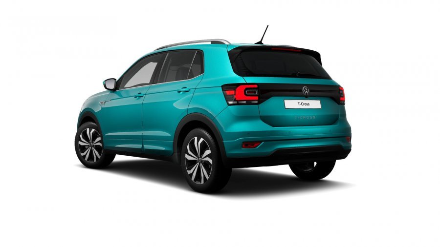 Volkswagen T-Cross, T-Cross Style 1,0 TSI 81 kW 7DSG, barva tyrkysová